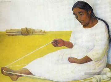 Diego Rivera œuvres - Filature indienne Diego Rivera